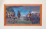 Jacques Cartier atterit à Hochelaga en 1535, Adrien Hébert
